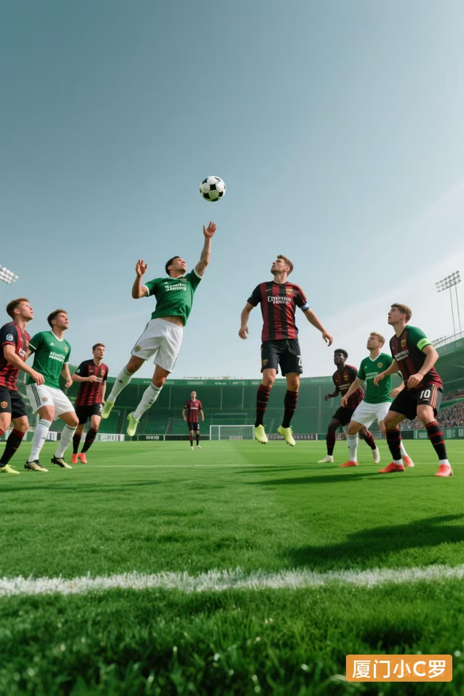 球员们在赛场上展现出了顶尖的技术